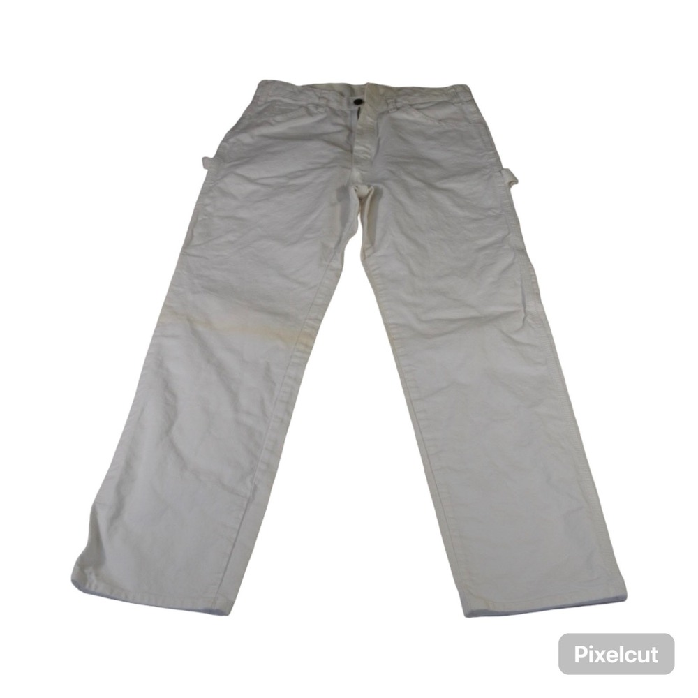 Dickies Sherwin Williams Duck Canvas Utility Painters Pants 28 White Hammer Loop